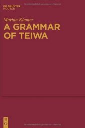 book A Grammar of Teiwa