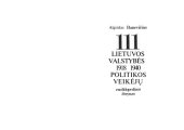 book 111 Lietuvos valstybės 1918–1940 m. politikos veikėjų: enciklopedinis žinynas