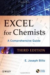 book Excel for Chemists, with CD-ROM: A Comprehensive Guide