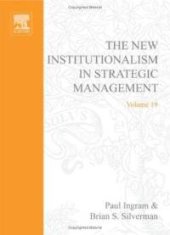 book The New Institutionalism in Strategic Management