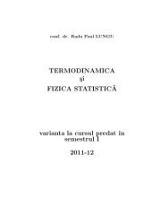 book Thermodynamics and statistical physics.Termodinamica si fizica statistica