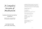 book A Complete Session of Meditation