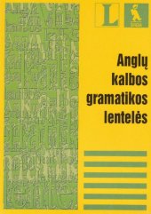 book Anglų kalbos gramatikos lentelės