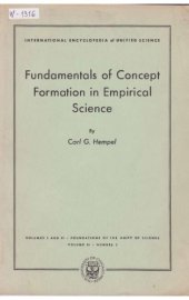 book Fundamentals of Concept Formation in Empirical Science