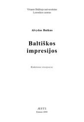 book Baltiškos impresijos