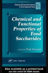 book Chemical and Functional Properties of Food Saccharides