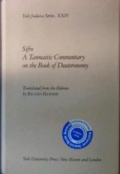 book Sifre: A Tannaitic Commentary on the Book of Deuteronomy