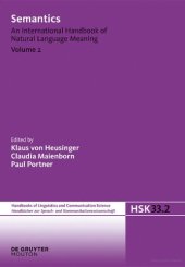 book Semantics: An International Handbook of Natural Language Meaning: Volume 2