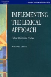 book Implementing the Lexical Approach: Putting Theory into Practice