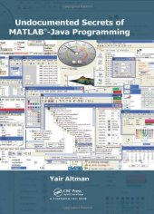 book Undocumented Secrets of MATLAB -Java Programming