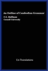 book An Outline of Cambodian Grammar