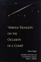 book Various Thoughts on the Occasion of a Comet