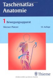 book Taschenatlas Anatomie. in 3 Bänden: Taschenatlas Anatomie 01. Bewegungsapparat: BD 1