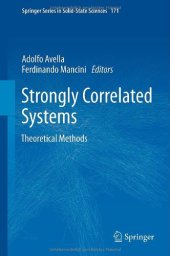 book Strongly Correlated Systems: Theoretical Methods