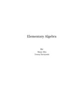 book Elementary Algebra