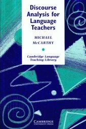 book Discourse Analysis for Language Teachers