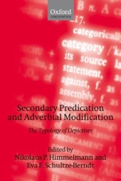 book Secondary Predication and Adverbial Modification: The Typology of Depictives