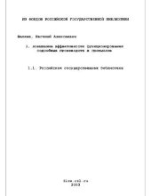 book Повышение эффективности функционирования подсобных производств и промыслов(Диссертация)