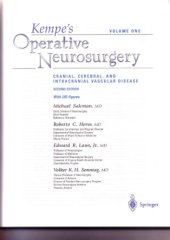 book Kempe’s Operative neurosurgery