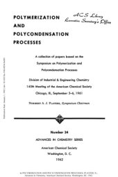 book Polymerization and Polycondensation Processes