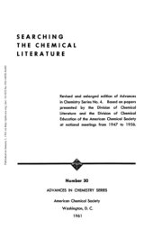 book Searching the Chemical Literature