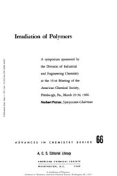 book Irradiation of Polymers