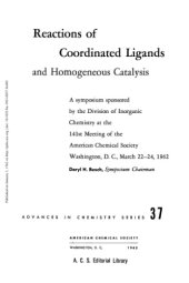 book Reactions of Coordinated Ligands