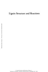 book Lignin Structure and Reactions