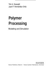 book Polymer Processing