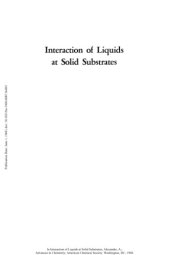 book Interaction of Liquids at Solid Substrates