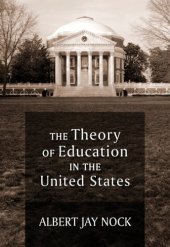 book The theory of education in the United States