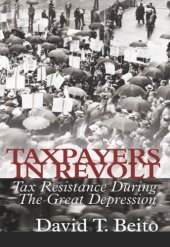 book Taxpayers in Revolt: Tax Resistance During the Great Depression