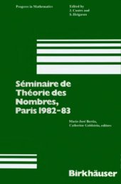 book Séminaire de Théorie des Nombres, Paris 1982-83