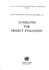 book Guidelines for project evaluation