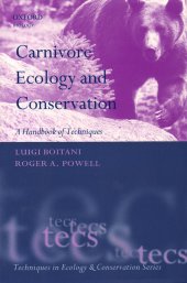 book Carnivore ecology and conservation