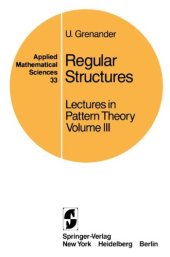 book Regular Structures: Lectures in Pattern Theory Volume III