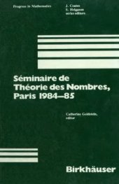 book Séminaire de Théorie des Nombres,  Paris 1984-85