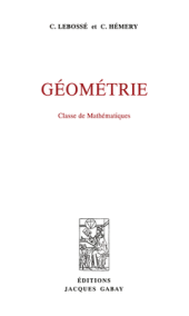 book Géométrie. Classe de Mathématiques (Programmes de 1945)