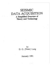 book Seismic Data Acquisition