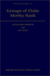 book Groups of Finite Morley Rank