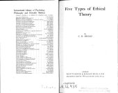 book Five Types of Ethical Theory