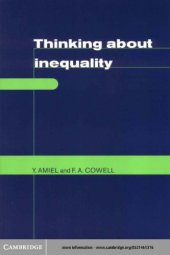 book Thinking about inequality