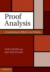 book Proof Analysis: A Contribution to Hilbert's Last Problem