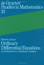 book Ordinary Differential Equations: An Introduction to Nonlinear Analysis 