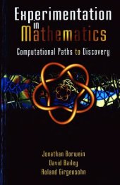 book Experimentation in mathematics. Computational paths to discovery