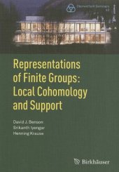 book Representations of Finite Groups: Local Cohomology and Support 