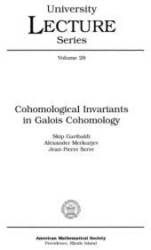 book Cohomological invariants in Galois cohomology