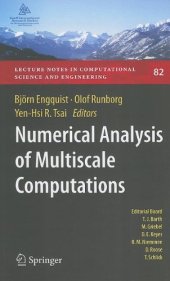 book Numerical Analysis of Multiscale Computations: Proceedings of a Winter Workshop at the Banff International Research Station 2009 