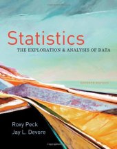 book Statistics: The Exploration & Analysis of Data 