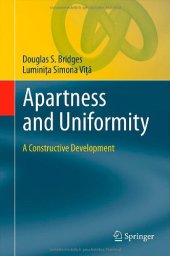 book Apartness and Uniformity: A Constructive Development